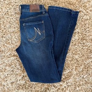 Maurice short flaired jeans. Size 3/4